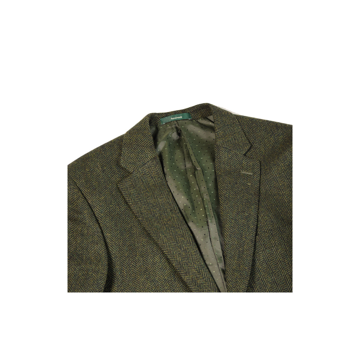 Veste Tweed Olive Emerald Isle Weaving