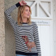 Tom Joule Striped Navy Miranda Sweater