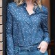 Out of Ireland Floral Print Navy Shirt Out of Ireland Floral Print Navy Shirt