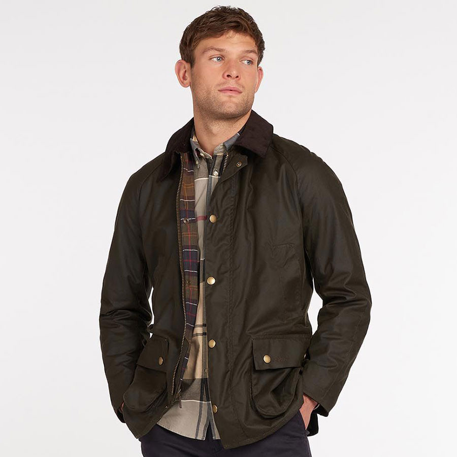 manteau coton huilé homme