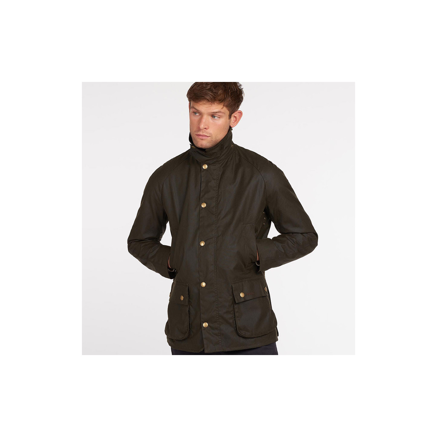 Barbour Ashby Wax Olive Jacket