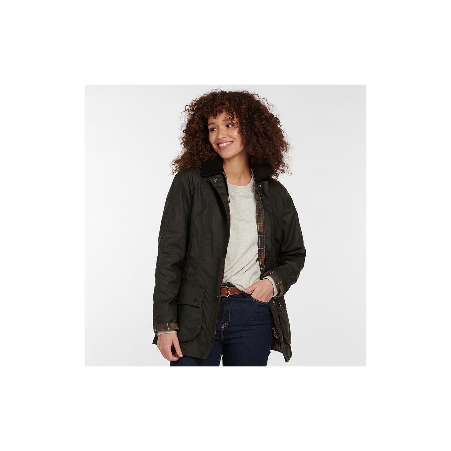 Barbour Clasic Beadnell Olive Jacket