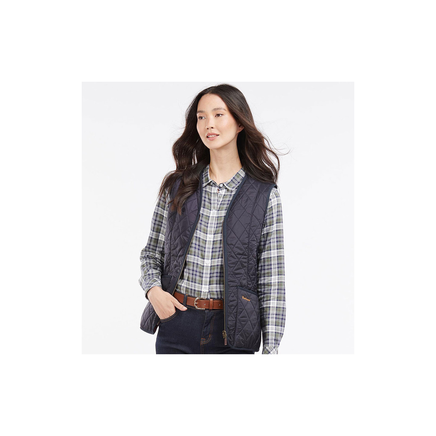 Doublure Polaire Zippée Barbour coloris Marine