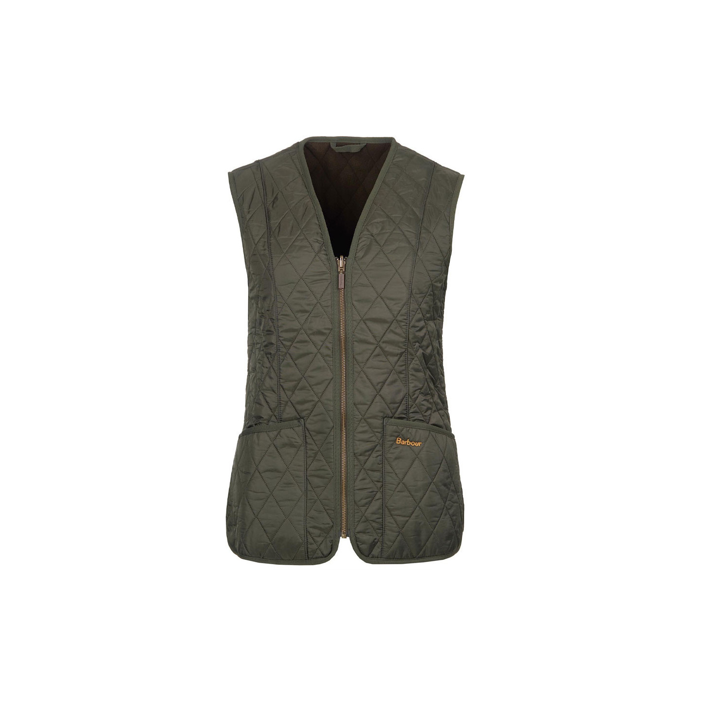 Doublure Polaire Zippée Olive Femme Barbour