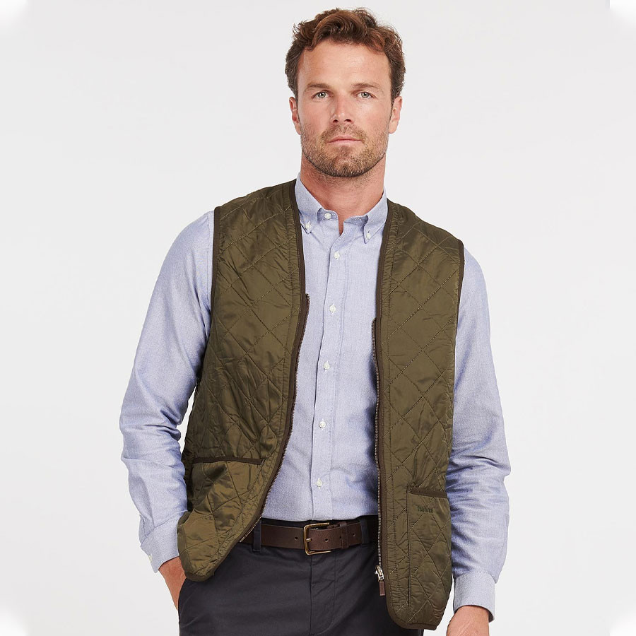 gilet laine barbour homme