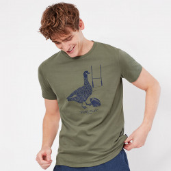 T-Shirt Flynn Vert Seaweed Tom Joule