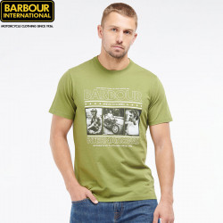 Barbour International Olivie Reel Steve Mc Queen T-Shirt