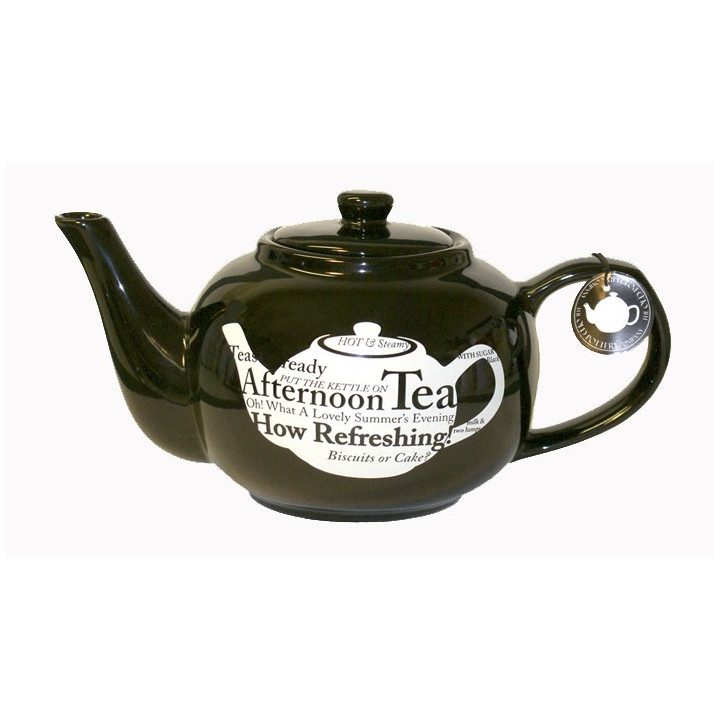 Theiere noire 6 tasses