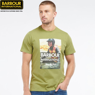 Tshirt steeve mcqueen checker olive