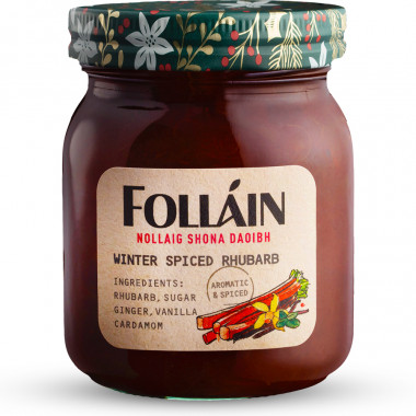 Folláin Winter Spiced Rhubarb Preserve 350g