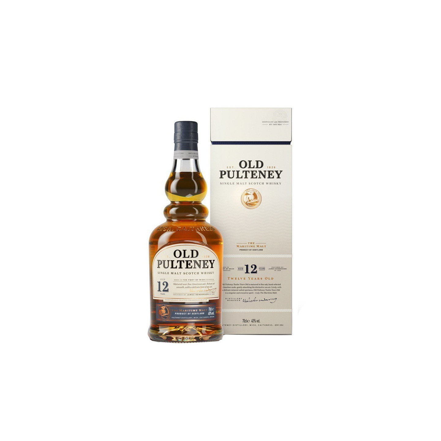 Old Pulteney 12 Years Old 70cl 40° - Le Comptoir Irlandais