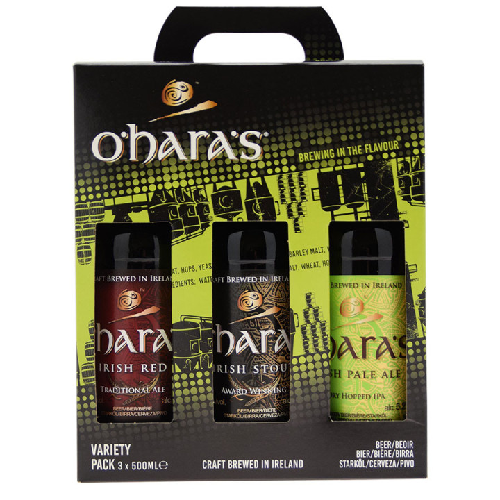 Coffret O'hara's 3 bières 3x50cl 4.6°