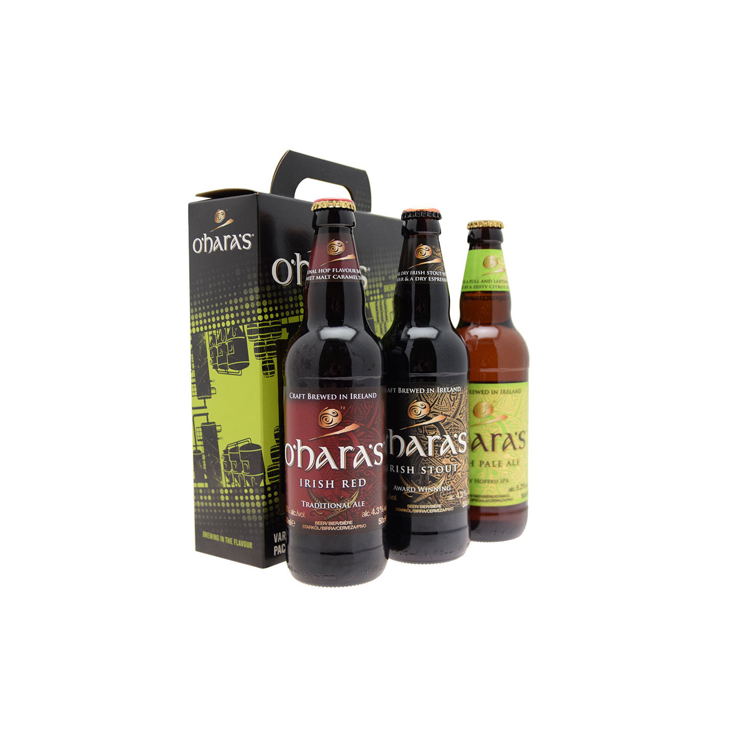 Coffret O'hara's 3 bières 3x50cl 4.6°
