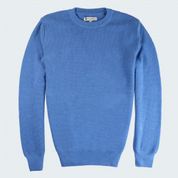 Out Of Ireland Liam Blue Round Neck Sweater