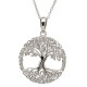 Pendentif Tree of Life et Cristaux Swarovski