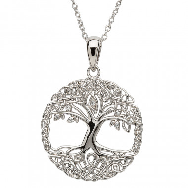 Pendentif Tree of Life et Cristaux Swarovski