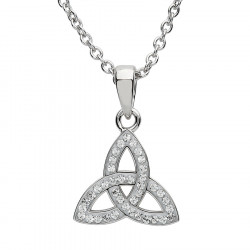 Trinity Knot and Swarovski Crystals Pendant Trinity Knot and Swarovski Crystals Pendant