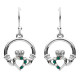 Claddagh and Swarovski Crystals Earrings