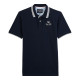 Black Wellis Navy Short Sleeves Polo