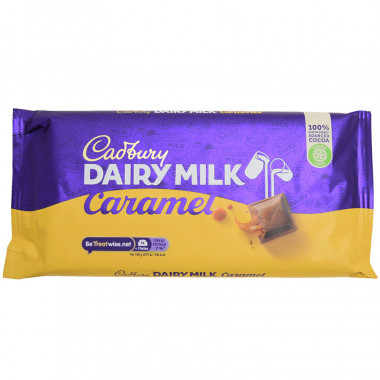 Cadbury Caramel Dairy Milk Chocolate Bar 200g