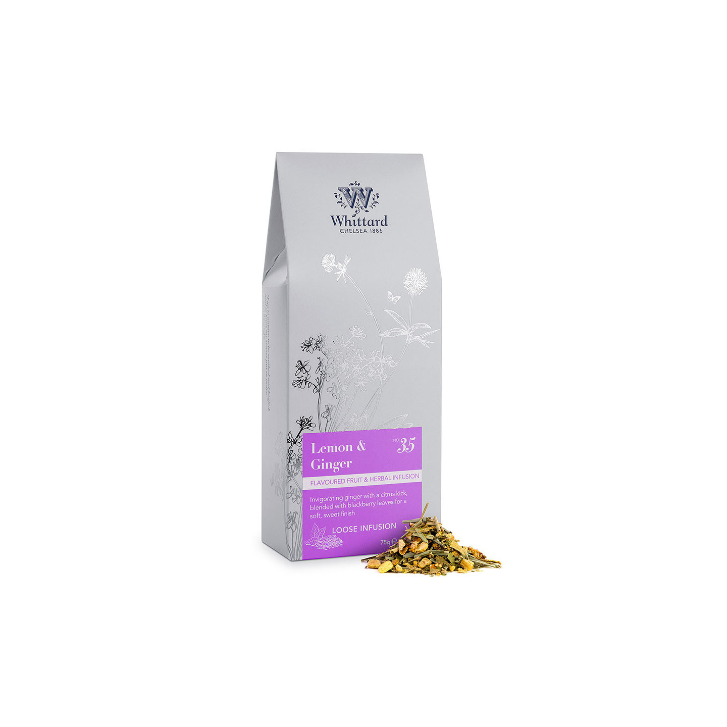 Whittard of Chelsea Lemon & Ginger Loose Infusion 75g