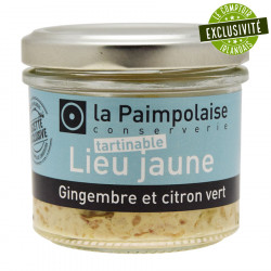 Tartinable Lieu Jaune Gingembre et Citron Vert La Paimpolaise 80g
