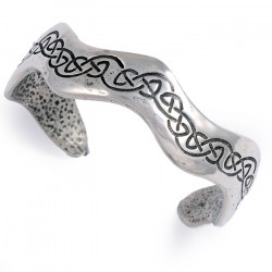 Celtic Knot Pewter Bracelet