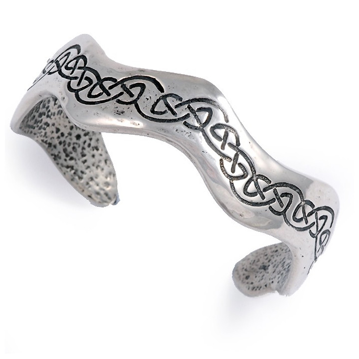 Celtic Knot Pewter Bracelet