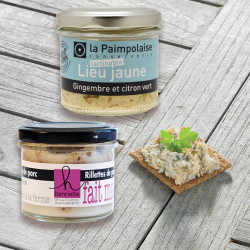 Duo Pollack La Paimpolaise & Pork Rillette Henriette