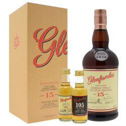 Glenfarclas Box 15 Years Old 70cl 46° + 2 Miniature bottles 5cl