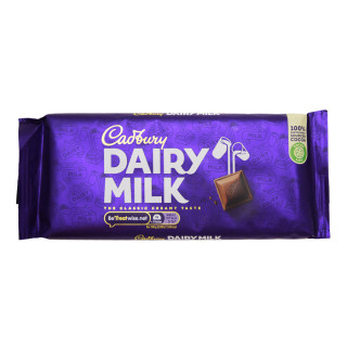 Tablette de chocolat au lait Cadbury 200g