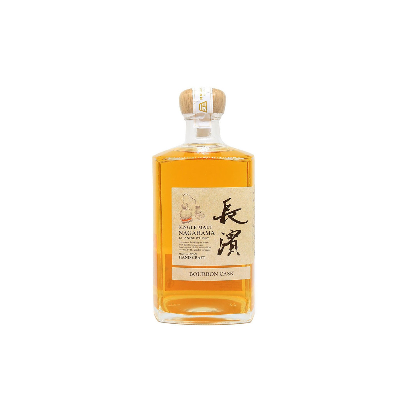 Nagahama Bourbon Heavily Peated 50cl 61.9°