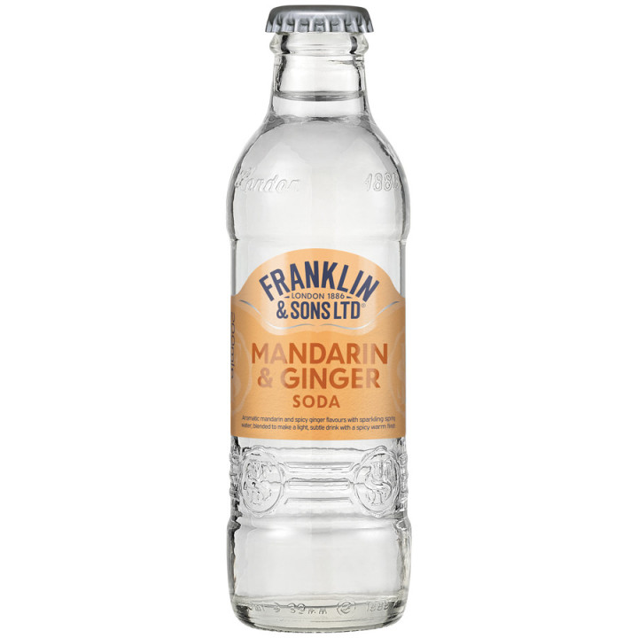 Mixer Mandarine et Gingembre Franklin & Sons 200ml