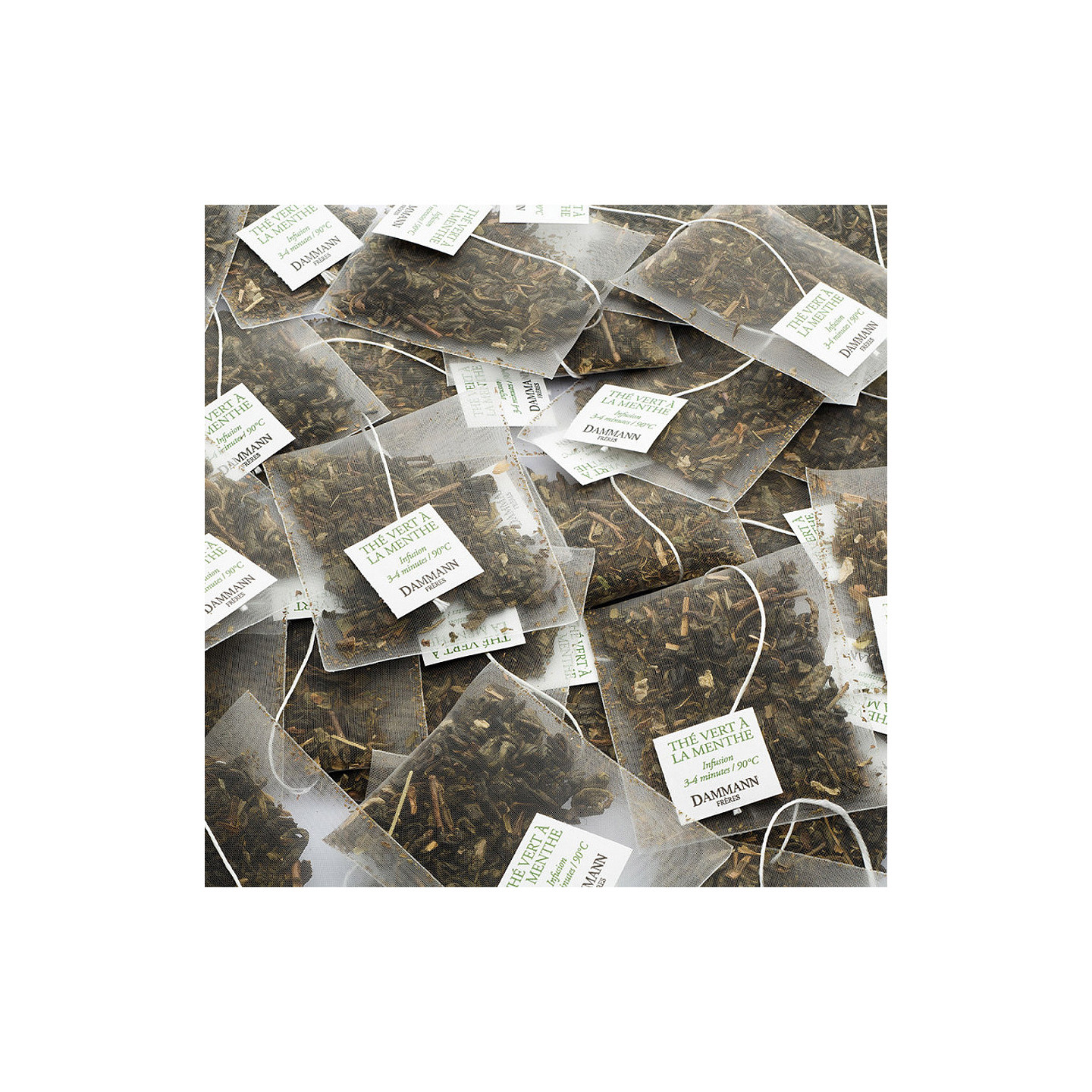 Thé Vert à la Menthe Dammann Frères 25 Sachets 50g
