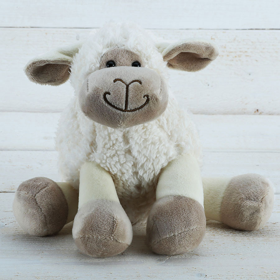 Peluche Mouton Blanc 18cm - Peluches - Le Comptoir Irlandais