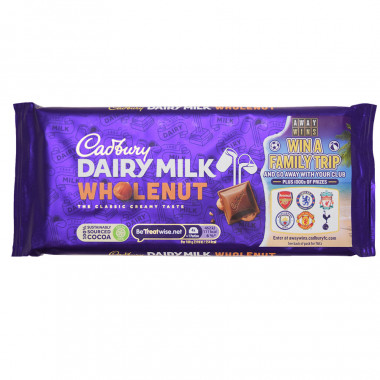 Tablette Cadbury Dairy Milk aux Noisettes 180g - Tablettes de chocolat - Le  Comptoir Irlandais