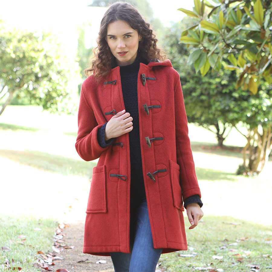 London Tradition Orange Angela DuffleCoat Dufflecoats Le Comptoir Irlandais