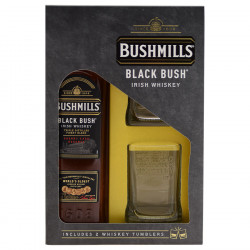 Warehouse Gift Pack Black Bush 70cl 40° + 2 Glass