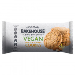 East Coast Bakehouse Lemon and Almond Vegan Cookies 140g East Coast Bakehouse Lemon and Almond Vegan Cookies 140g