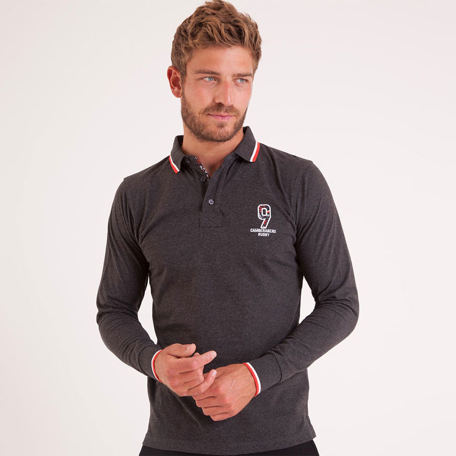 Polo Manches Longues French Spirit Marine Camberabero - Polos