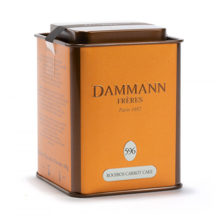 Dammann Frères Carrot Cake Rooibos Tea Box 100g