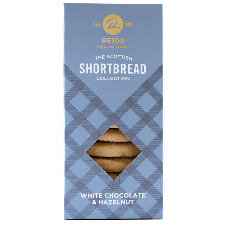 Shortbread au Chocolat blanc et Noisettes Reids 150g