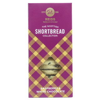 Reids White Chocolate Raspberry Shortbread 150g