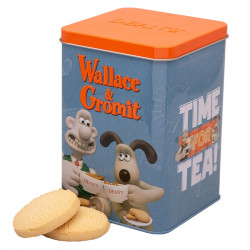 Boîte Métal Bleue Shortbreads Wallace & Gromit Dean's 300g