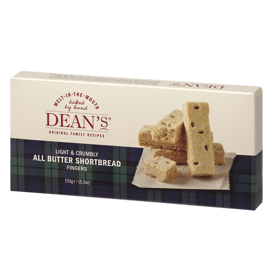 Dean's All Butter Fingers Shortbreads 150g