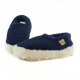 Alwero Dark Blue Siberian Wool Slippers