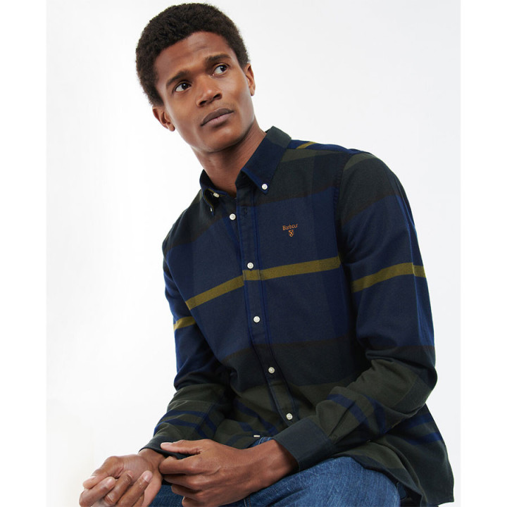 Barbour Iceloch Olive Shirt