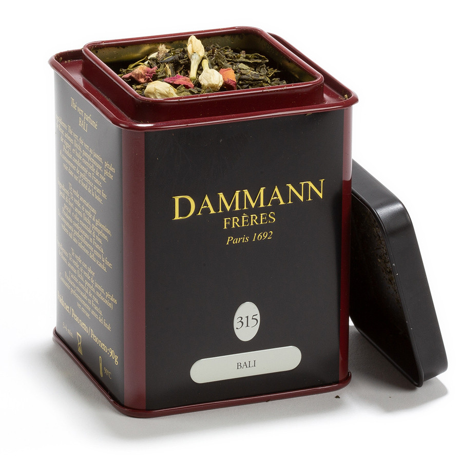 Thé Vert Vrac Bali Dammann Frères 90g - Thés aux Fleurs - Le