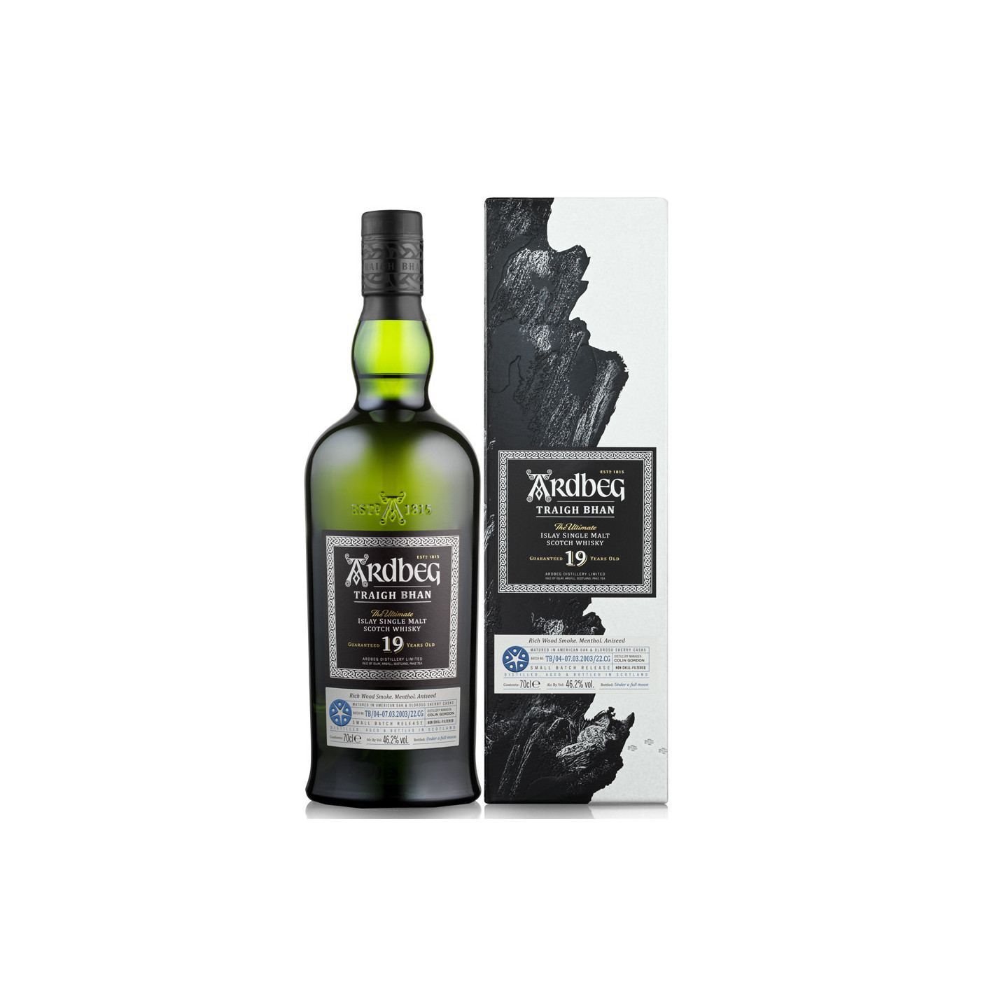 Ardbeg Traigh Bhan 19 ans Batch 4 70cl 46.2° - Le Comptoir Irlandais