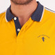 Polo Homme Manches Courtes Gentlemen Jaune Camberabero